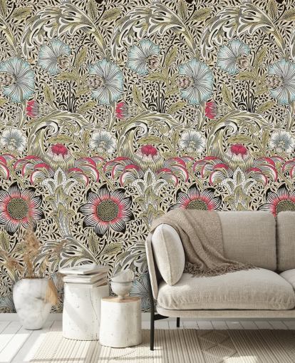 carta da parati con motivi floreali carta da parati con motivi floreali