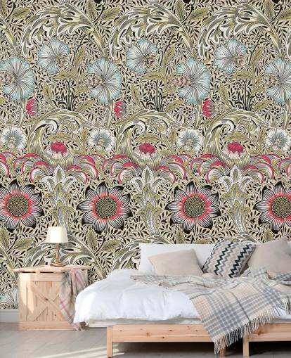 floral pattern wallpaper
