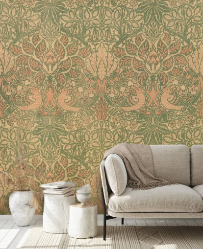 peach and green pattern wallpaper peach and green pattern wallpaper