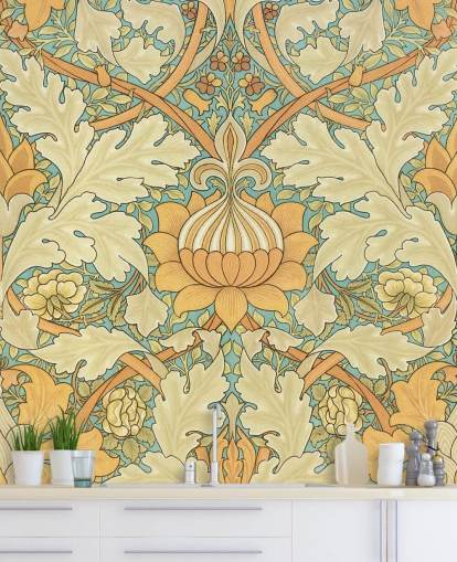 William Morris-behang met patroon William Morris-behang met patroon