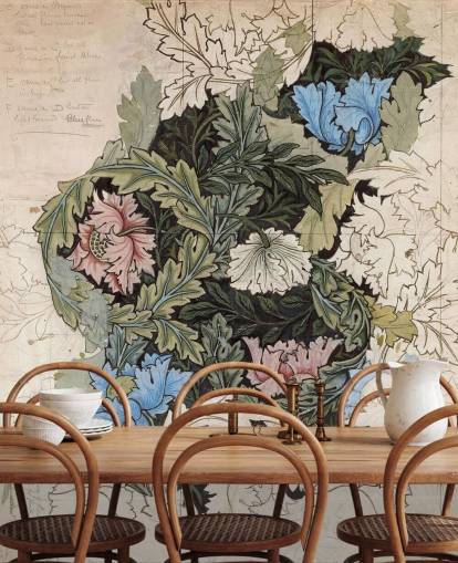 papier peint en forme de couronne de William Morris papier peint en forme de couronne de William Morris