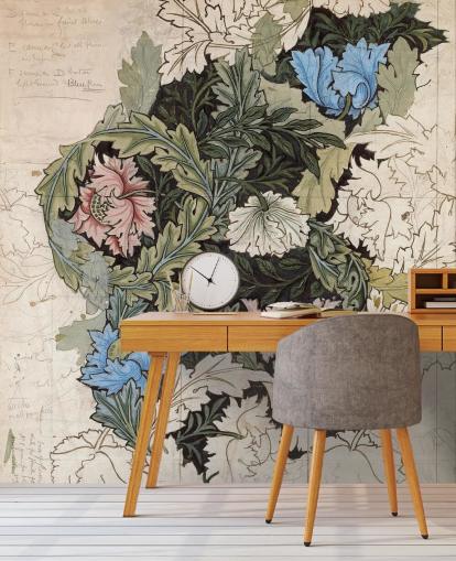 krans tapetmaleri af William Morris