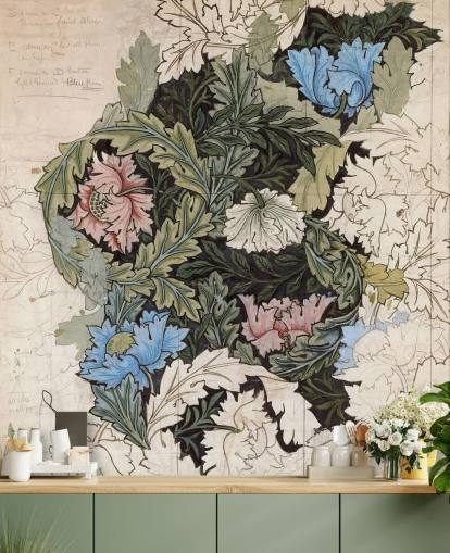 krans tapetmaleri af William Morris