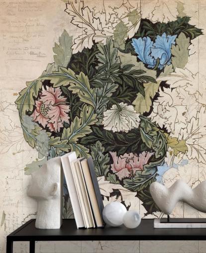 papier peint en forme de couronne de William Morris papier peint en forme de couronne de William Morris