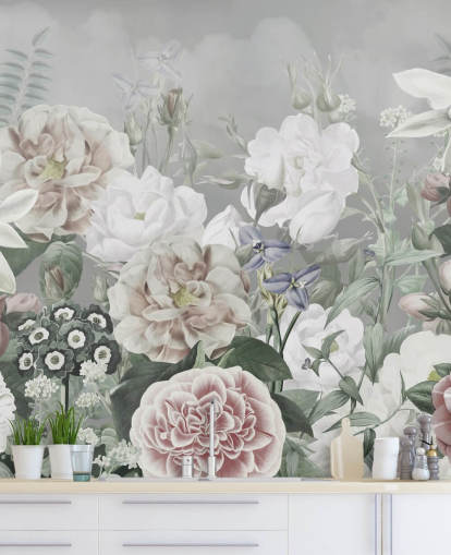large floral wall mural large floral wall mural