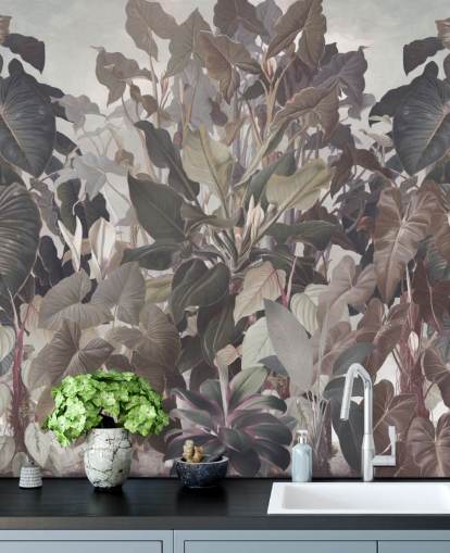 paars tropisch junglebehang