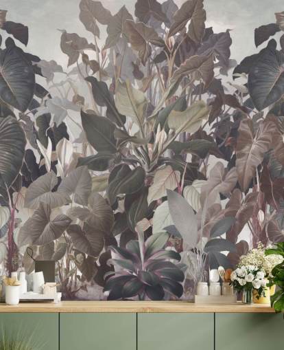 paars tropisch junglebehang