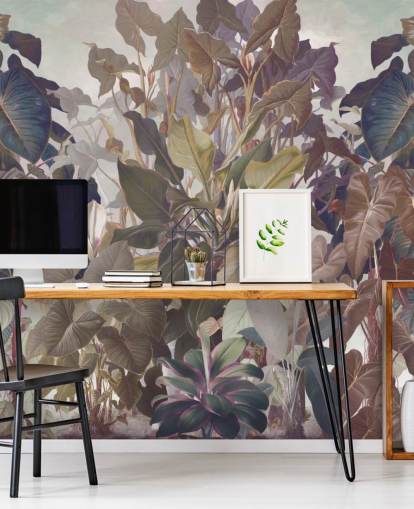 multicoloured jungle mural multicoloured jungle mural