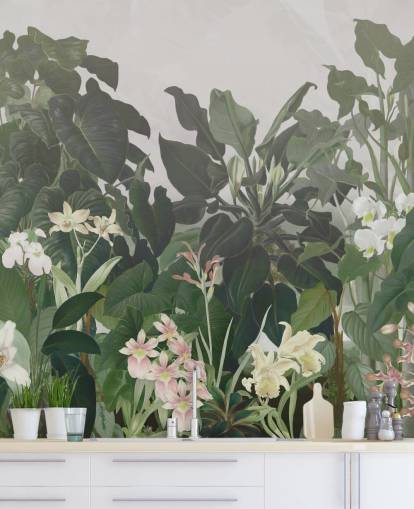 papier peint mural Big Leaf Jungle