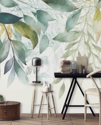 Hanging Leaves Painting taustakuvamaalaus