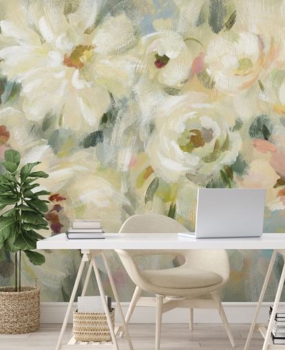 Mural floral pastel Mural floral pastel