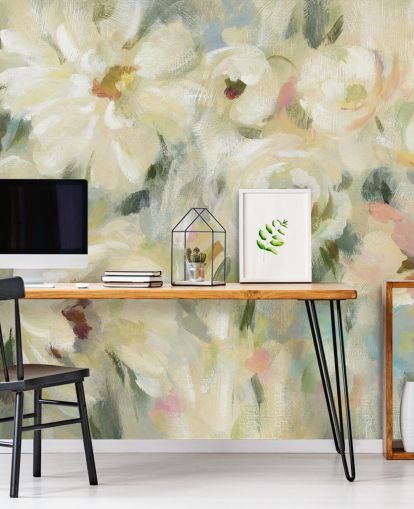 Mural floral pastel Mural floral pastel