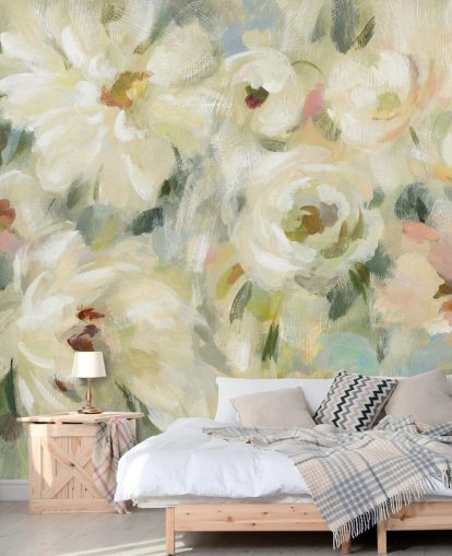 Pastel Floral Mural