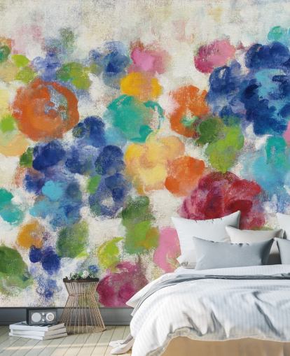 Colourful Floral Mural