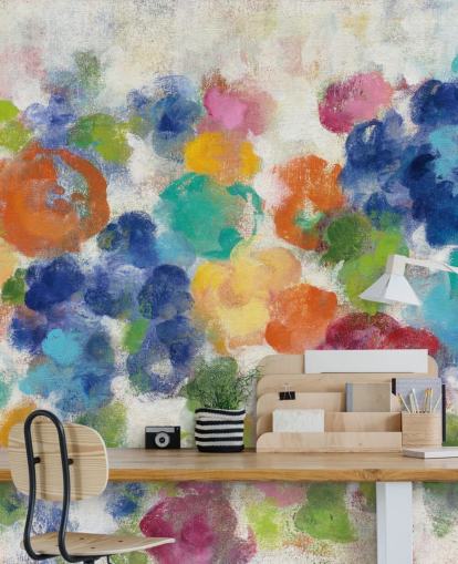 Colourful Floral Mural