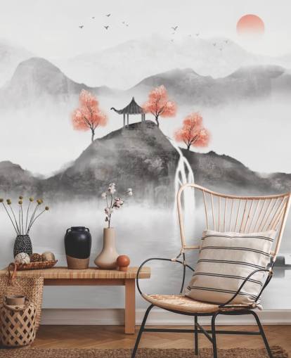 Decorazione murale con pittura cinese del peschereccio Guochao