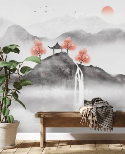 Decorazione murale con pittura cinese del peschereccio Guochao