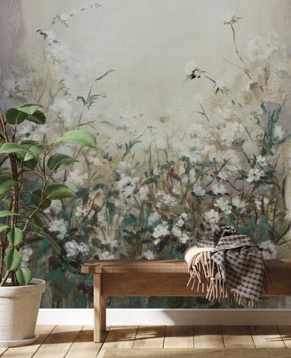 abstract autumn meadow mural abstract autumn meadow mural