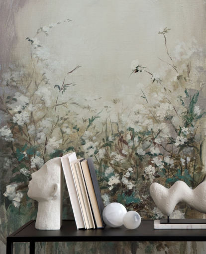 abstrakt efteråreng vægmaleri