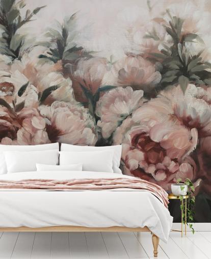 papier peint pivoines roses blush papier peint pivoines roses blush
