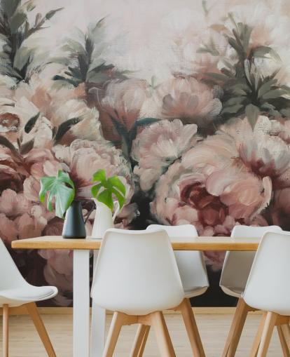 blush pink peonies wall mural blush pink peonies wall mural