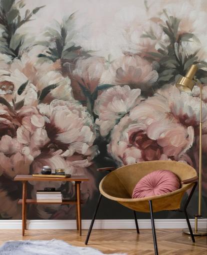 blush pink peonies wall mural blush pink peonies wall mural