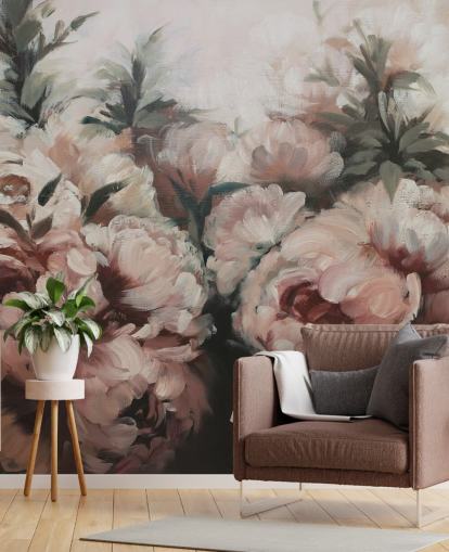 papier peint pivoines roses blush papier peint pivoines roses blush