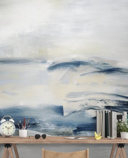 navy abstract wall mural navy abstract wall mural