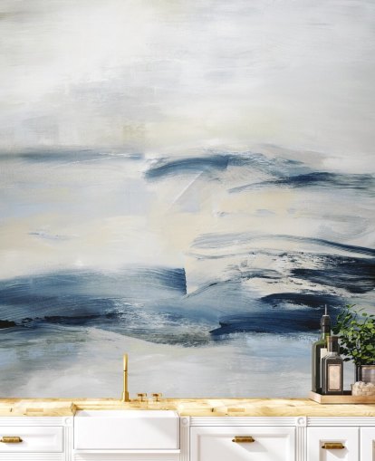 navy abstract wall mural navy abstract wall mural