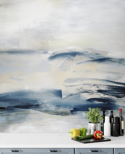 navy abstract wall mural navy abstract wall mural