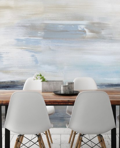 mural de papel de parede abstrato azul