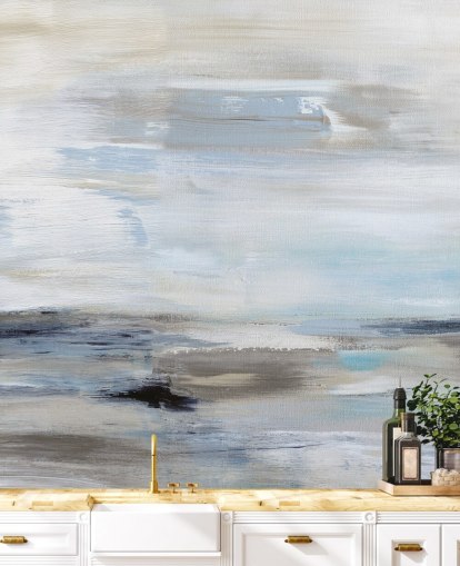 carta da parati astratta blu