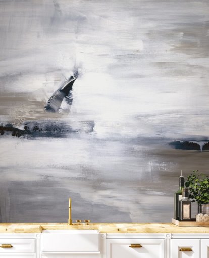 abstract wallpaper mural with blues and greys abstract wallpaper mural with blues and greys