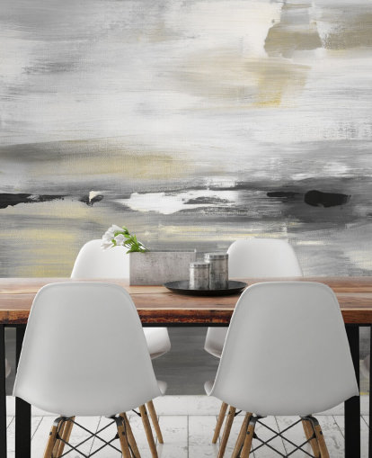grey abstract wall mural