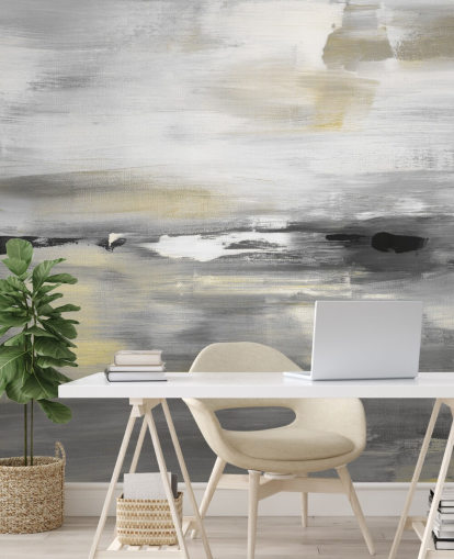 murale astratto grigio