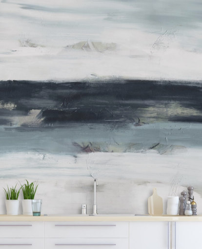 peinture murale abstraite bleu marine peinture murale abstraite bleu marine