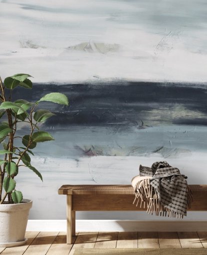abstraktes marineblaues Wandbild abstraktes marineblaues Wandbild