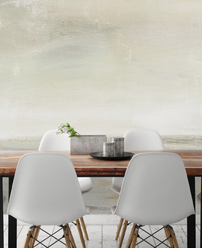 pale abstract wall mural