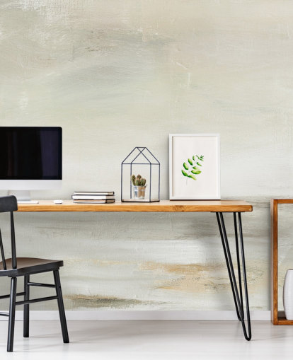 mural de parede abstrato pálido