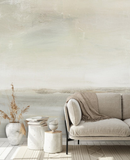 blek abstrakt väggmålning