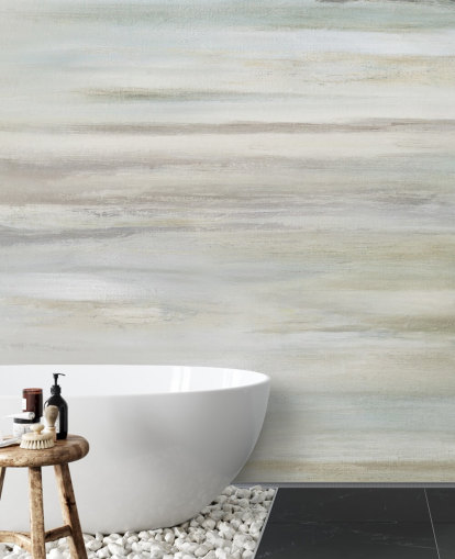 peinture murale abstraite bleue et grise peinture murale abstraite bleue et grise