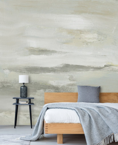 murale astratto grigio chiaro