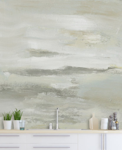 murale astratto grigio chiaro