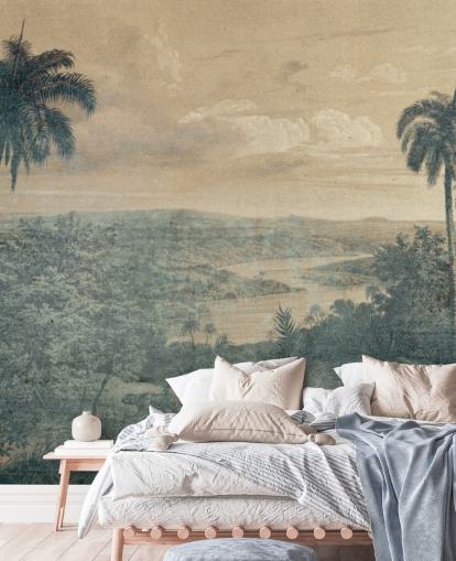 jungle in the sun wallpaper mural