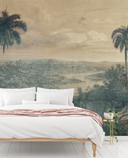 jungel i solen tapet veggmaleri