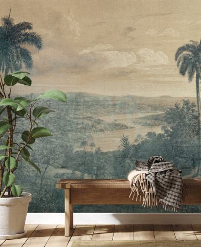 papier peint La jungle au soleil