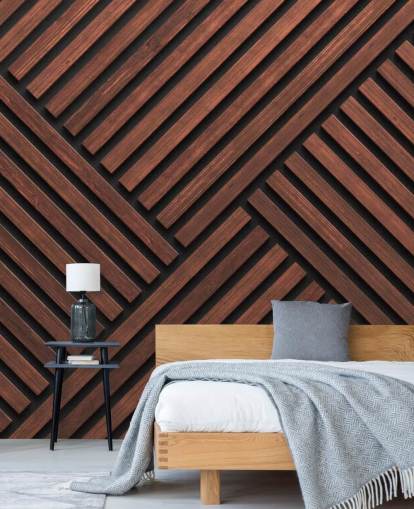 patterned wooden slat wallpaper mural patterned wooden slat wallpaper mural