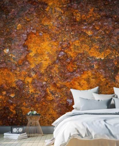 orange rost tapet