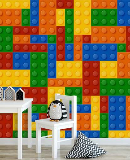 papier peint coloré pour enfants Toy Brick papier peint coloré pour enfants Toy Brick