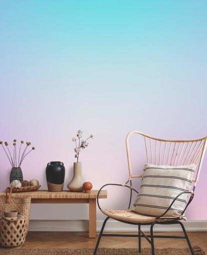 papier peint mural ombré bleu et violet appelé Dreamy Ombre pour chambres